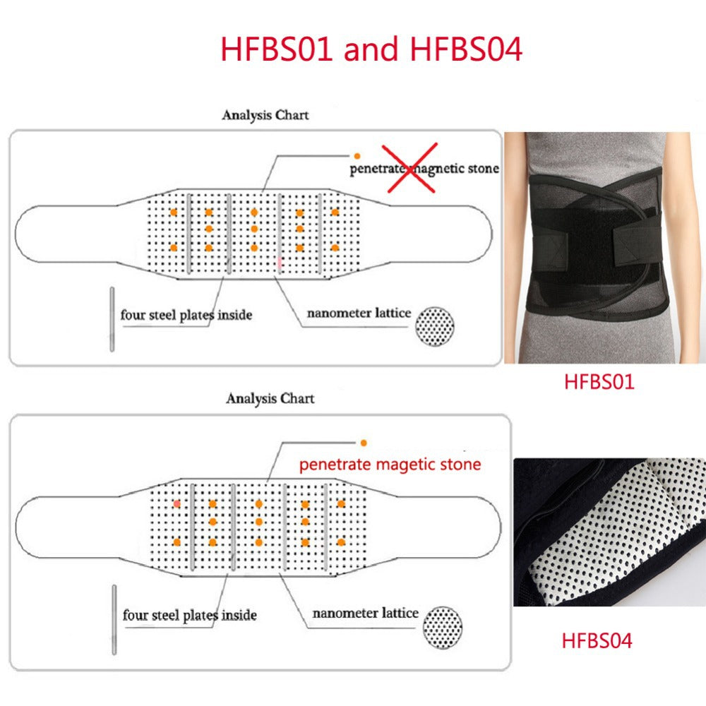 Cinta de proteção e apoio Lombar / Terapia Magnética