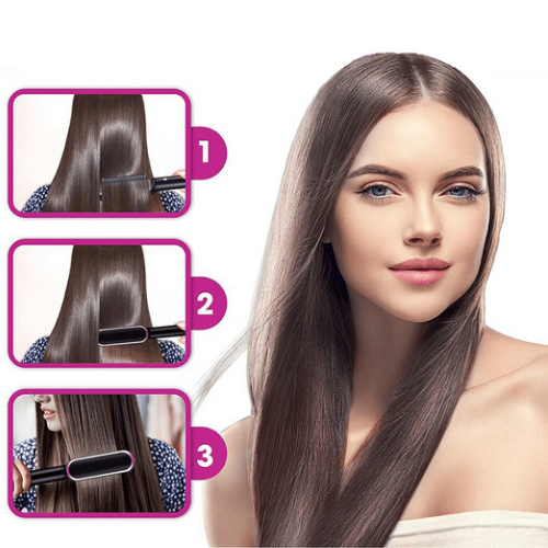 Escova Alisadora Fast Hair 3x1